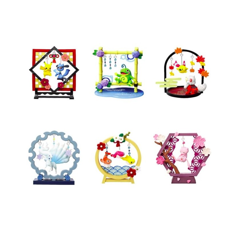 POKÉMON FUNWARI YURARIN RE-MENT BLIND BOX (ALÉATOIRE)