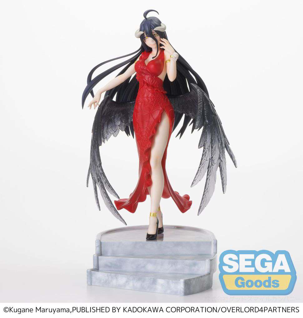 OVERLORD ALBEDO SEGA RED DRESS