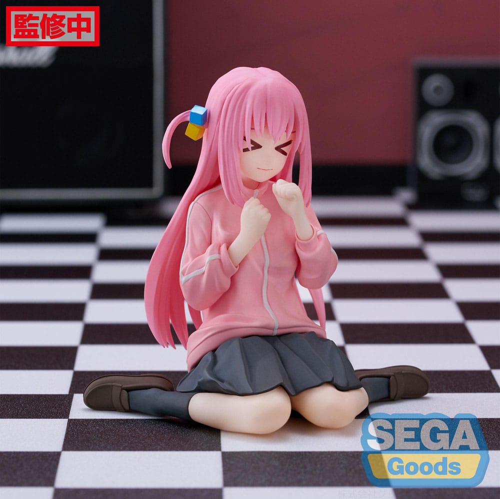 Admirez cette figurine de Hitori Gotoh de Bocchi the Rock!, conçue par SEGA et mesurant 80 mm. Représentée en position accroupie, cette figurine capture l’essence du personnage avec des détails soignés et une expression pleine de caractère. Parfaite pour les collectionneurs et les fans de la série, elle apportera une touche vivante à votre décoration. Un incontournable pour célébrer l’univers musical et comique de Bocchi !