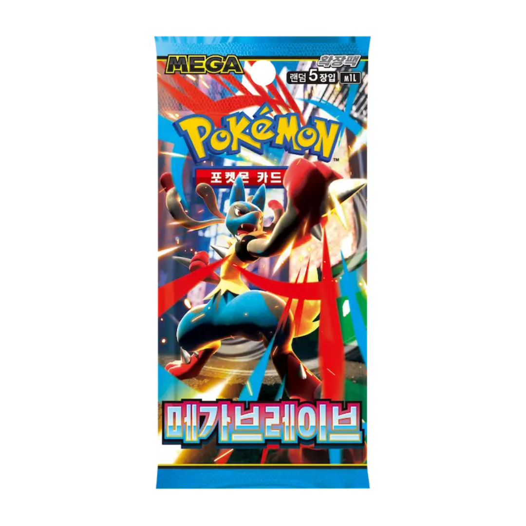 booster pokemon m1l mega brave cartes pokemon jcc officiel