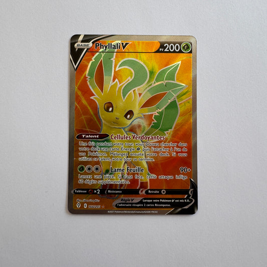 Carte Pokémon Full Art Phyllali V en français