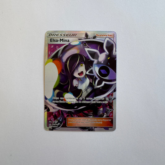 Carte Dresseur Elsa Mina 153/156 Full Art FR