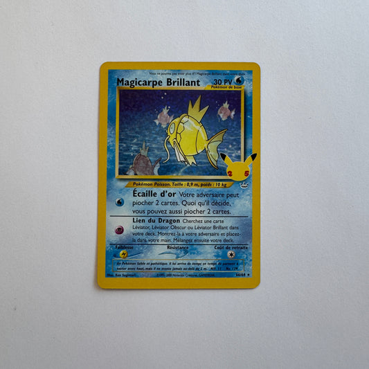 Carte Magicarpe 66/64 édition 25 ans en français