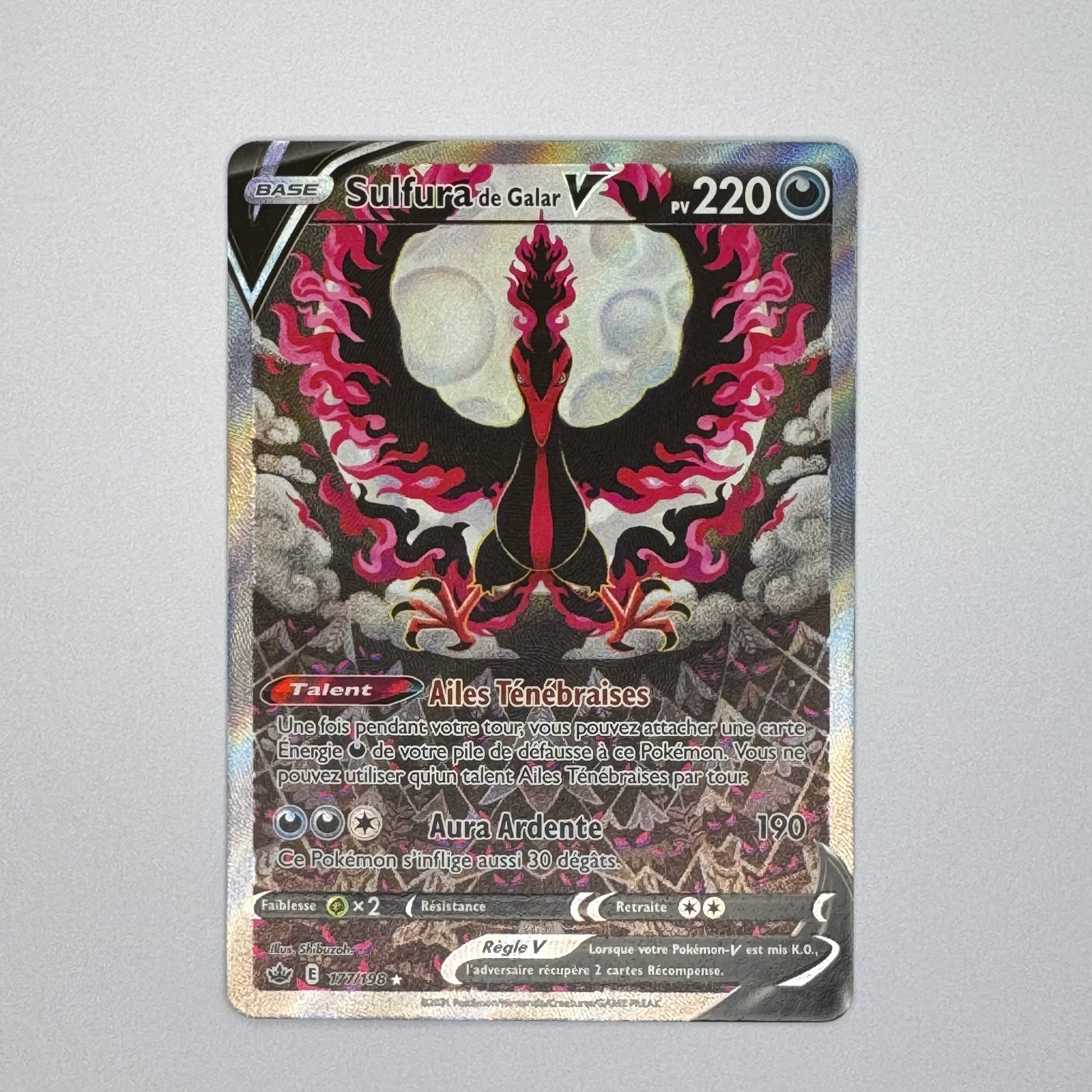 Sulfura de Galar V 177/198 ALT – Règne de Glace FR