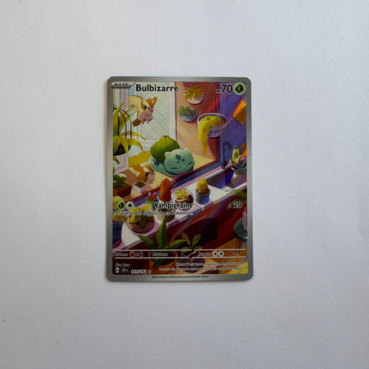 Carte Bulbizarre 143 142 AR Pokemon FR