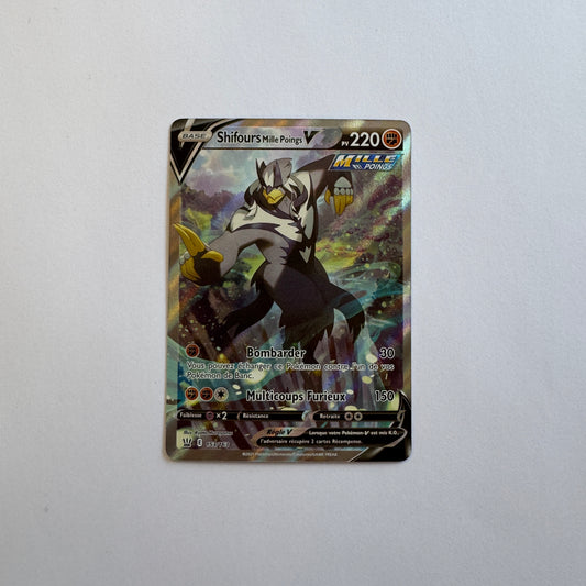 Carte Pokémon FR Shifours Mille Poings V