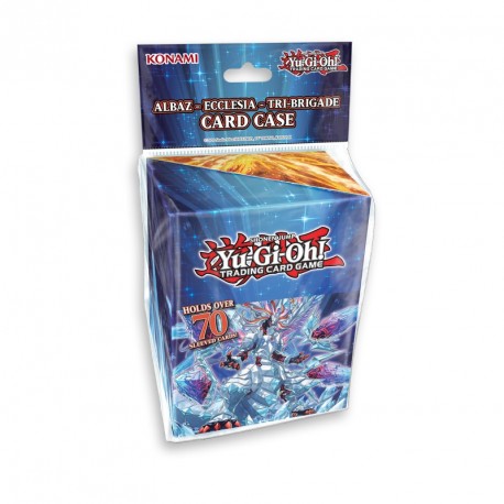 Deck Box YGO Albaz Ecclesia Tri-Brigade pour Deck principal, Extra Deck et Side Deck Yu-Gi-Oh!.
