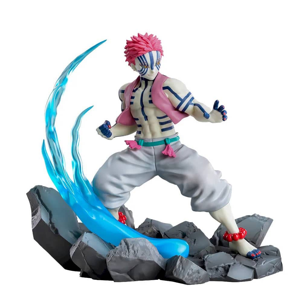 Figurine SEGA Demon Slayer Xross Link – Akaza 12 cm en posture d’attaque