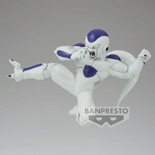 Figurine de Freezer de 11 cm, gamme Match Makers de Banpresto. Pose dynamique représentant l’intensité et la menace iconique de ce personnage culte de Dragon Ball Z.
