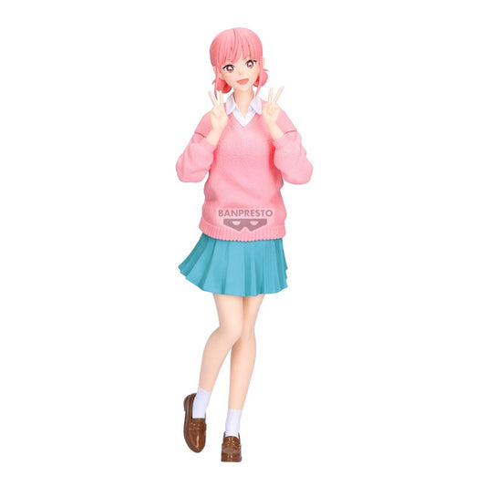 Figurine Hina Chono 22 cm Blue Box de Banpresto, posture élégante et détails soignés, représentant l’énergie et le charisme de l’athlète passionnée