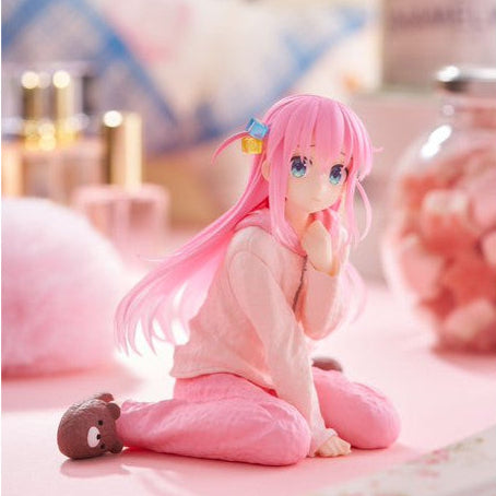 Figurine Hitori Gotoh Room Wear 13 cm de Bocchi the Rock, capturant l'héroïne timide en tenue décontractée, parfaite pour les fans de la série musicale