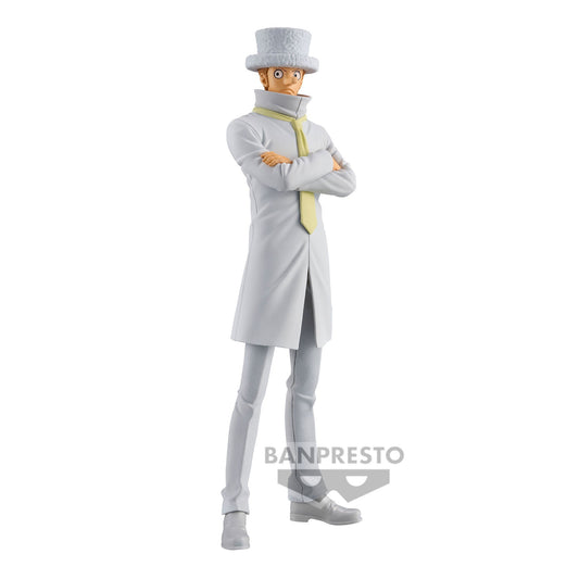 Ajoutez à votre collection la figurine de Kaku, membre du CP9, de la gamme DXF The Grandline Series par Banpresto. Avec ses 17 cm, cette figurine capture parfaitement son charisme et son look emblématique.