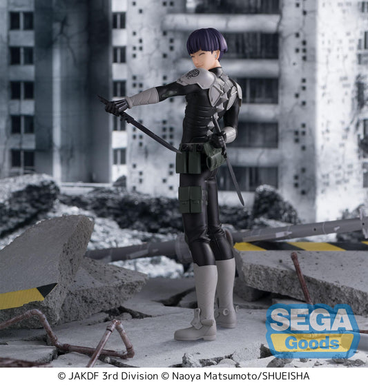 Voici la figurine de Soshiro Oshina de Kaiju No. 8, réalisée par Sega dans la gamme Luminasta, mesurant 20 cm. Avec son armure de combat minutieusement détaillée, Soshiro est représenté dans une pose puissante, prêt à affronter les Kaiju. Une figurine parfaite pour tout collectionneur de la série.