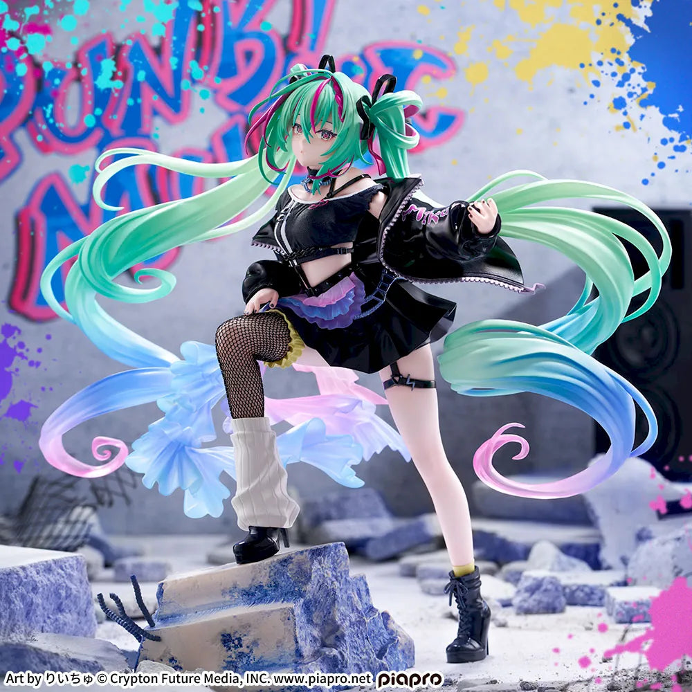 Figurine Punk Hatsune Miku Luminasta Officielle