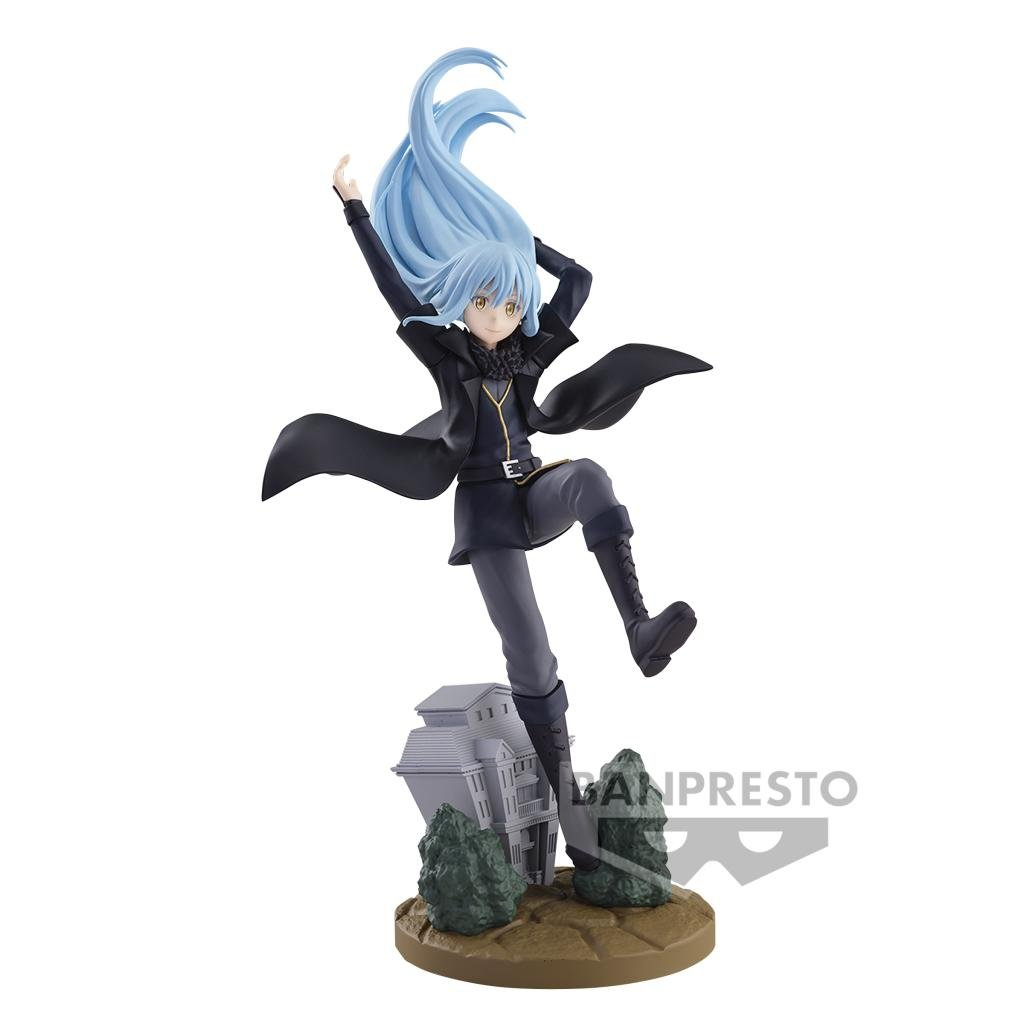 Figurine de Rimuru Tempest de moi quand je me réincarne en slime de chez banpresto dans une pose dynamique ! 