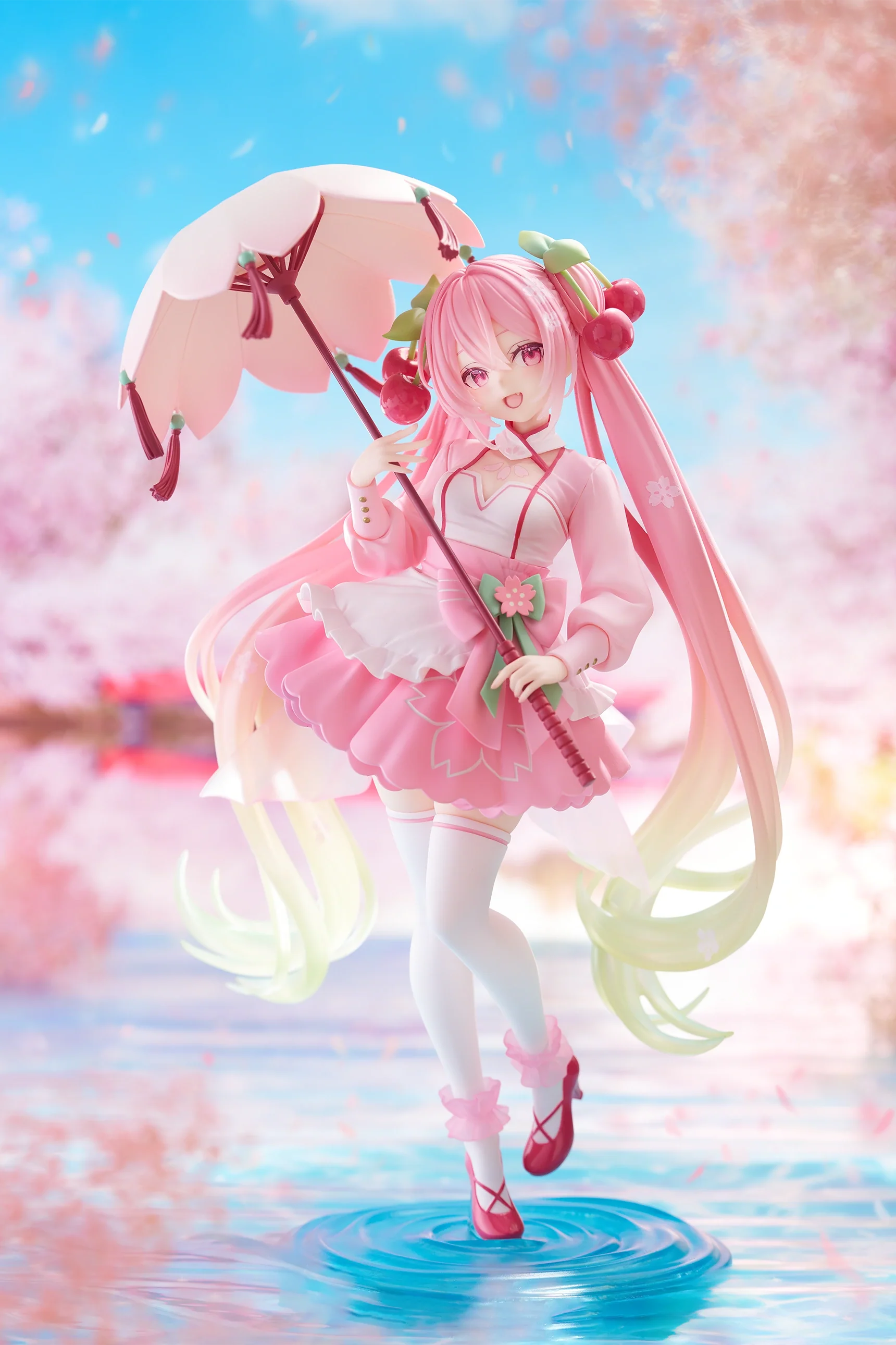 Figurine Sakura Miku Hatsune Miku Amp + Furyu officielle