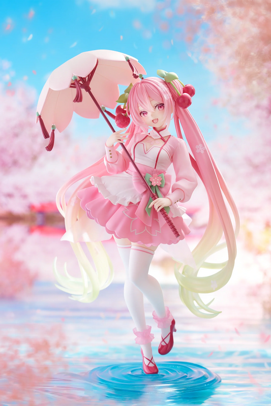 Figurine Sakura Miku Hatsune Miku Amp + Furyu officielle