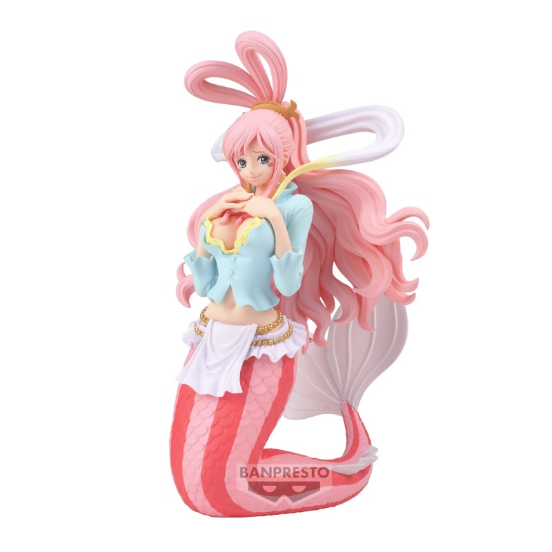 Figurine Shirahoshi Glitter & Glamours One Piece 16 cm. Une représentation élégante et détaillée de la princesse sirène avec une posture gracieuse