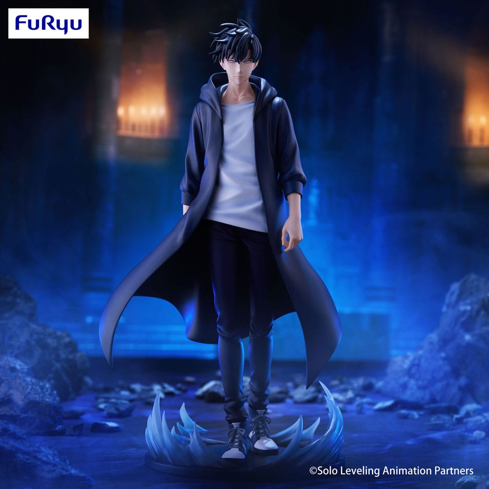 Figurine de 21cm de Sung Jinwoo de Solo Leveling 
