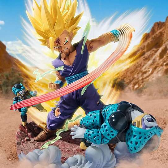 Figurine Son Gohan Super Saiyan 2 Anger Exploding Figuarts ZERO 20 cm, inspirée de Dragon Ball Z, parfaite pour les fans et collectionneurs de l’univers Saiyan