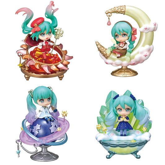 Hatsune Miku Starrium Pack de 4 Figurines Re-Ment 
