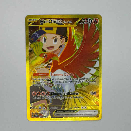 Carte Pokémon Ho-OH EX 239/182 Gold – Destinée Rivale FR