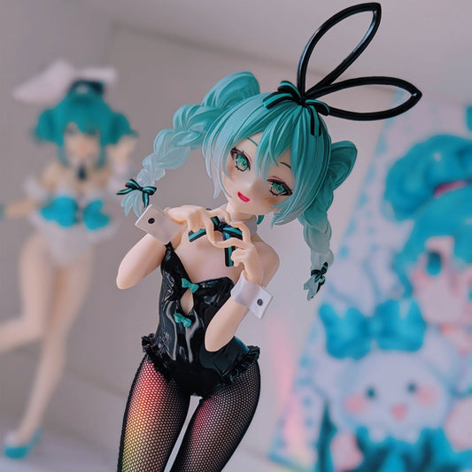 HATSUNE MIKU BICUTE BUNNIES MIKU RURUDO 27CM NOIRE