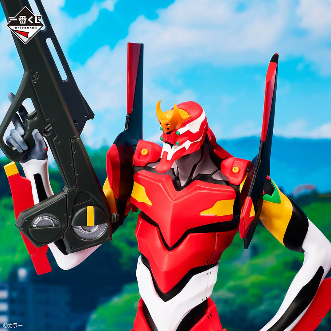 EVANGELION FIGURINE EVA UNIT 2 LOT A ICHIBAN KUJI ANGEL EROSION!