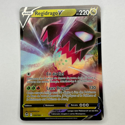 CARTES POKEMON REGIDRAGO V 135/195 FR
