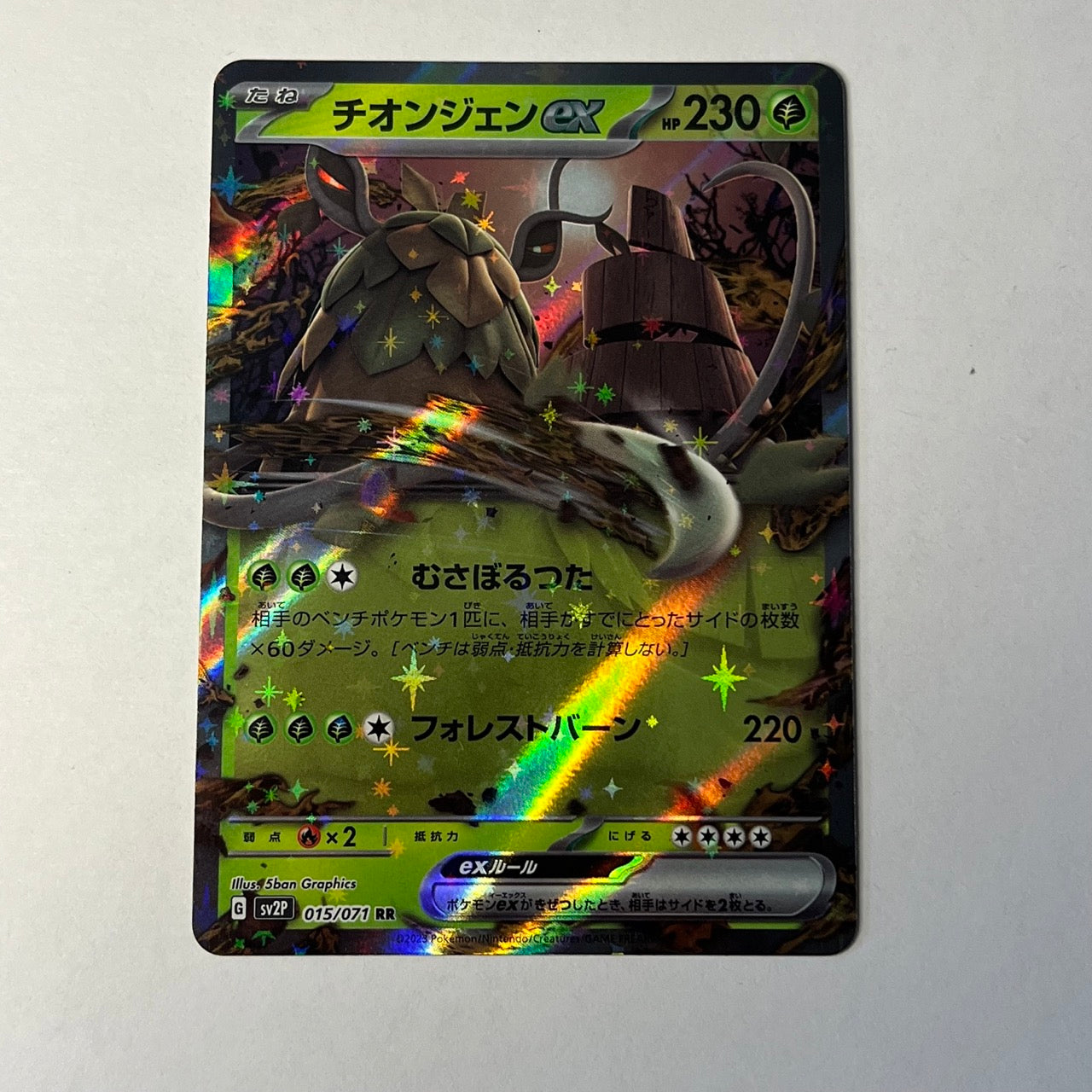 CARTES POKEMON CHONGJIAN EX 015/071 JAP