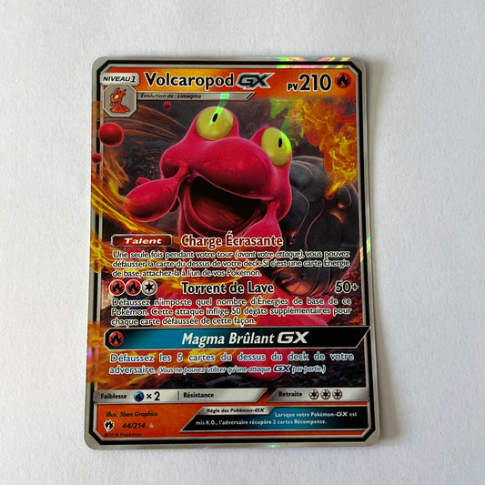 CARTES POKEMON VOLCAROPOD GX 44/214 FR
