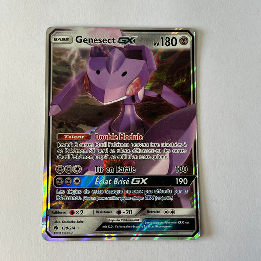 CARTES POKEMON GENESECT GX 130/214 FR