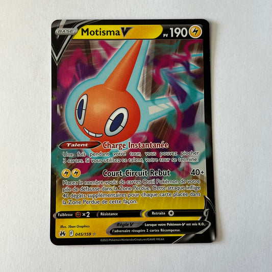 CARTES POKEMON MOTISMA V 045/159 FR