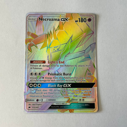 CARTES POKEMON NECROZMA GX 153/147 FR