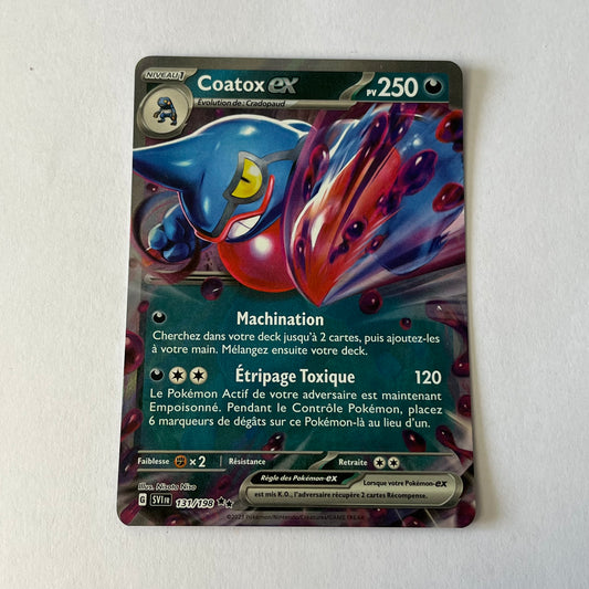 CARTES POKEMON COATOX EX 131/198 FR