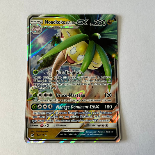 CARTES POKEMON NOADKOKO d'Alola GX 74/111 FR