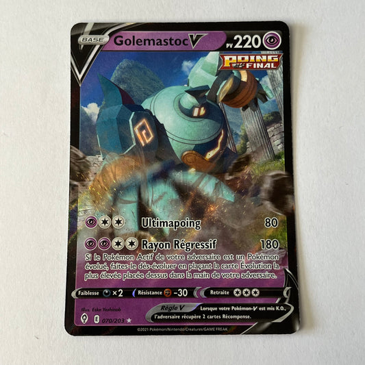 CARTES POKEMON GOLEMASTOC V 070/203 FR