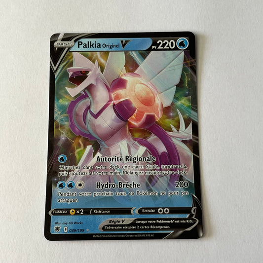 CARTES POKEMON PALKIA Originel V 039/189 FR