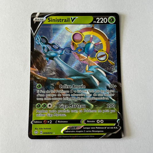 CARTES POKEMON SINISTRAIL V 009/072 FR