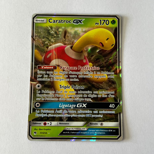 CARTES POKEMON CARATROC GX 17/214 FR