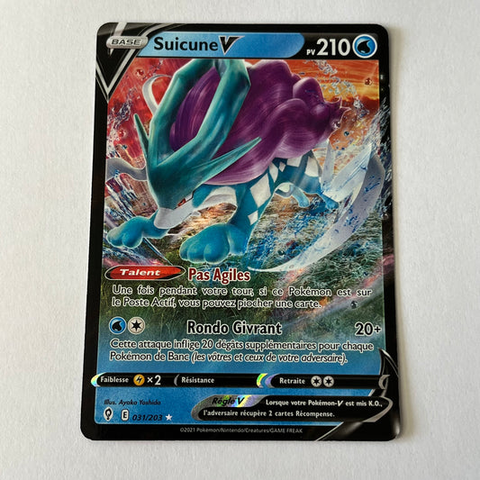 CARTES POKEMON SUICUNE V 031/203 FR