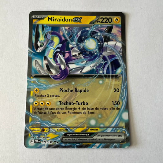 CARTES POKEMON MIRAIDON EX 079/197 FR