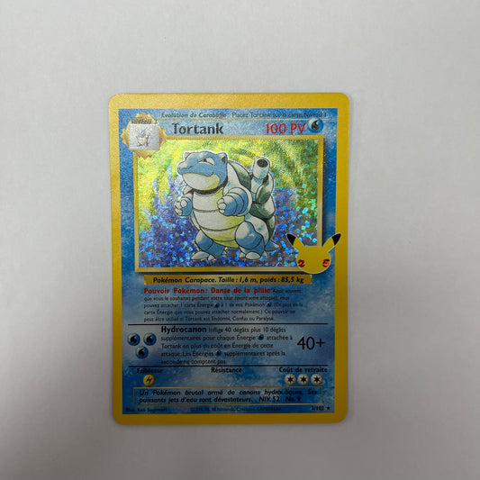 CARTES POKEMON TORTANK HOLO 2/102 25 ANS FR