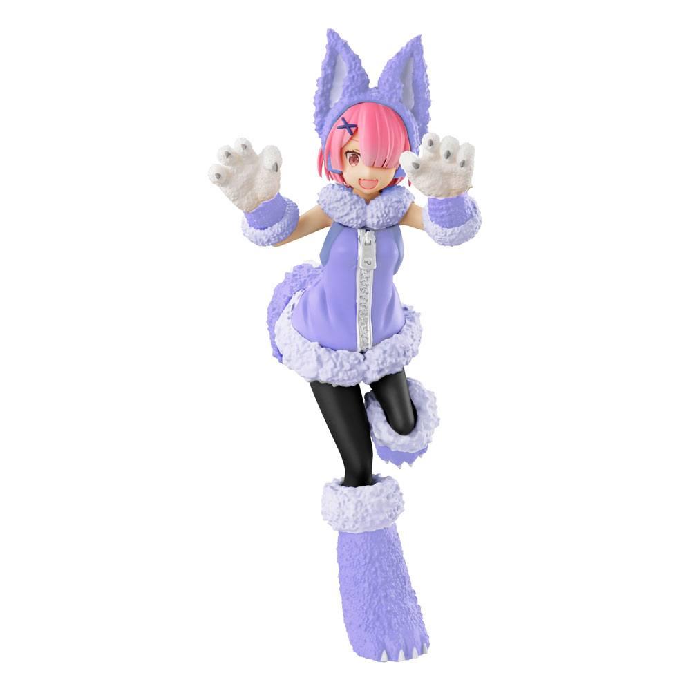 Figruine de Ram dans Re:Zero en version Wolf trop kawaii ! Une figurine à ne surtout pas manquer afin de rajouter une touche d'amour et de finesse a votre colelction