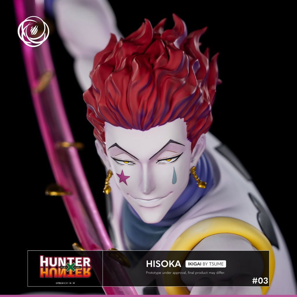 Découvrez la statue Hisoka de Tsume, mesurant 44 cm, provenant de la gamme Ikigai. Cette pièce exceptionnelle rend hommage à l’un des personnages les plus fascinants de Hunter x Hunter. Avec un design minutieux et des couleurs éclatantes, elle capture à la perfection le charisme et l’aura mystérieuse de Hisoka. Fabriquée en résine de haute qualité, cette statue se distingue par ses détails précis, allant de ses expressions faciales à ses vêtements emblématiques.