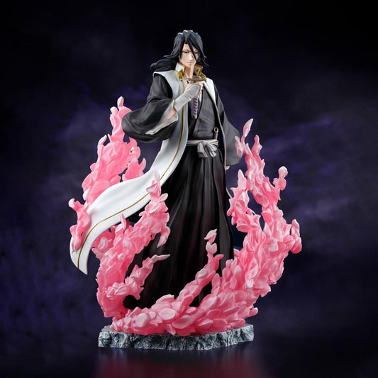 Plongez dans l'univers de Bleach avec la Figurine Figuarts Zero de Byakuya Kuchiki! Cette pièce exquise capture toute la noblesse et la puissance du capitaine de la 6e Division. Avec des détails impressionnants et une fidélité inégalée au personnage, cette figurine est un must-have pour les fans de Bleach et les collectionneurs.