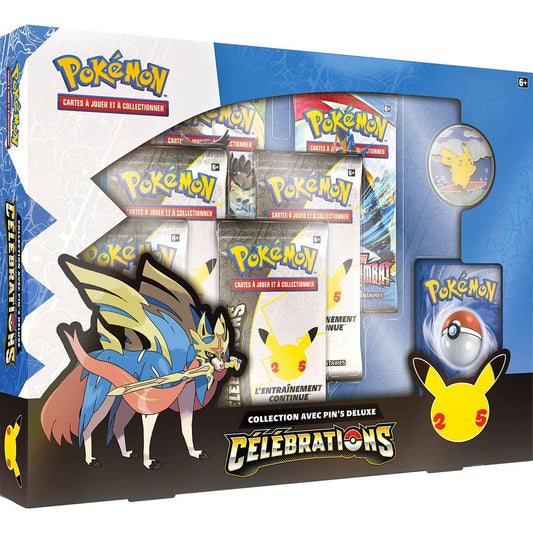 coffret neuf scelle 25 ans zacian niv X