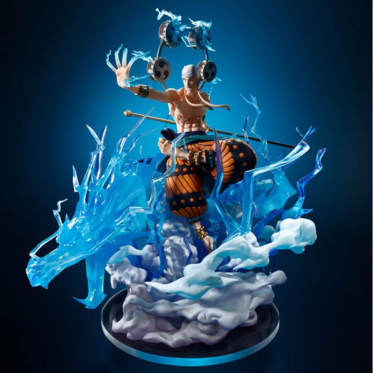 Découvrez la Figurine Figuarts Zero d'Enel de One Piece et plongez dans l'univers électrisant du Dieu de la Foudre! Cette figurine captivante capture toute la majesté et la puissance de l'antagoniste emblématique de One Piece. Avec des détails impressionnants et une fidélité exceptionnelle au personnage, cette figurine est un incontournable pour les collectionneurs et les fans.