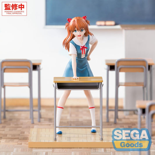 Figurine Asuka Shikinami Langley Evangelion XStellar Uniform de 10 cm