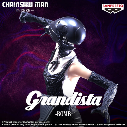 Figurine Bomb – Grandista – Chainsaw Man The Movie, personnage explosif en pose dynamique, fidèle au design du manga et de l’anime.
